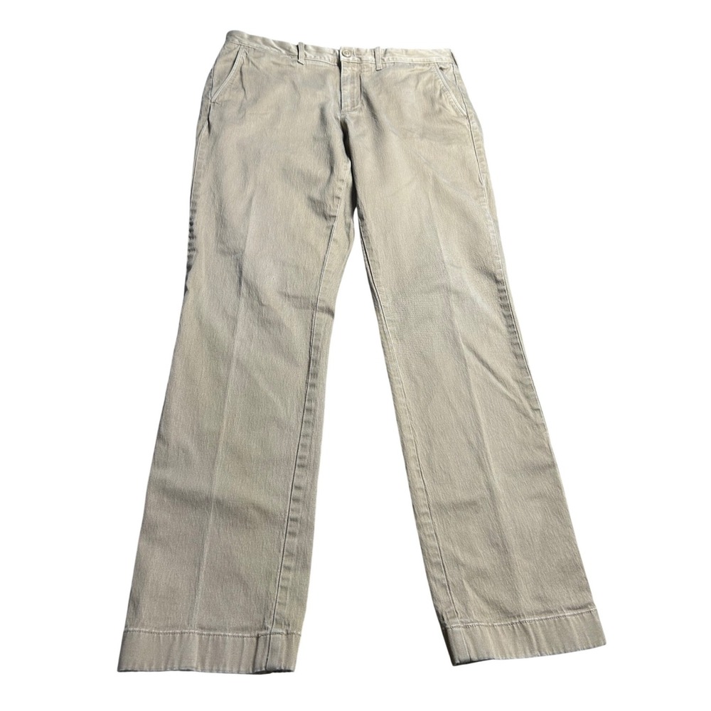 J.Crew 770 Straight Fit Stretch Chinos Khaki Tan Mens 32x32 Pants